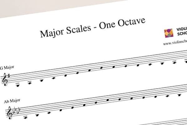 Major Scales - 1 Octave