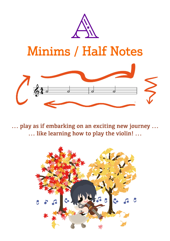 Minims / Half Notes on A