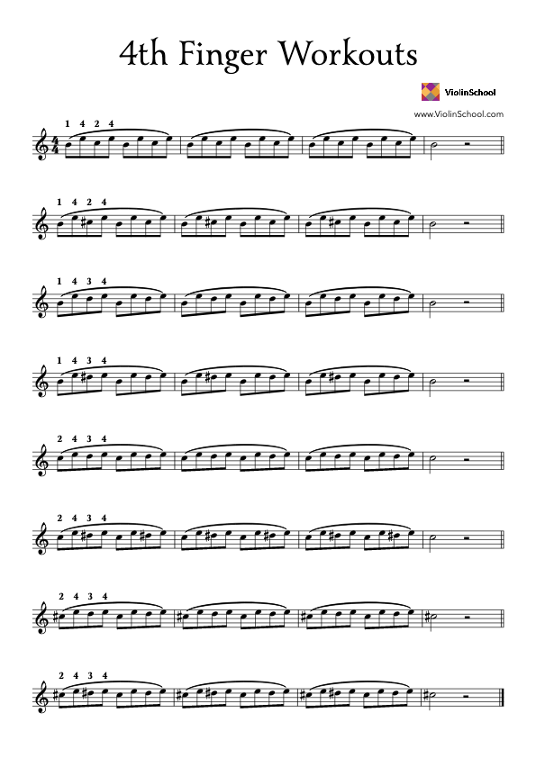 https://www.violinschool.com/wp-content/uploads/2021/03/4th-Finger-Workouts-1.2.0-ViolinSchool.pdf