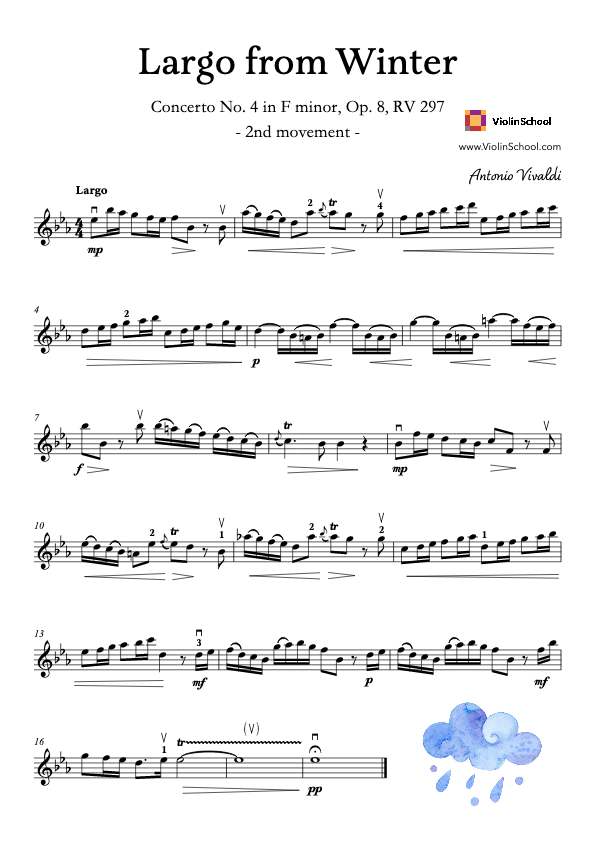 largo from winter violin largo from winter violin